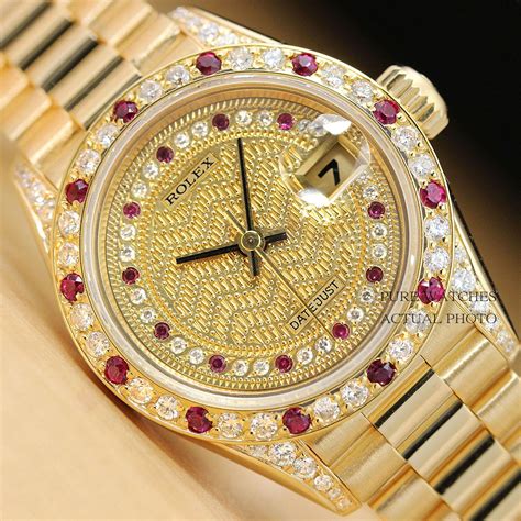 ruby rolex replica|gold rolex with rubies.